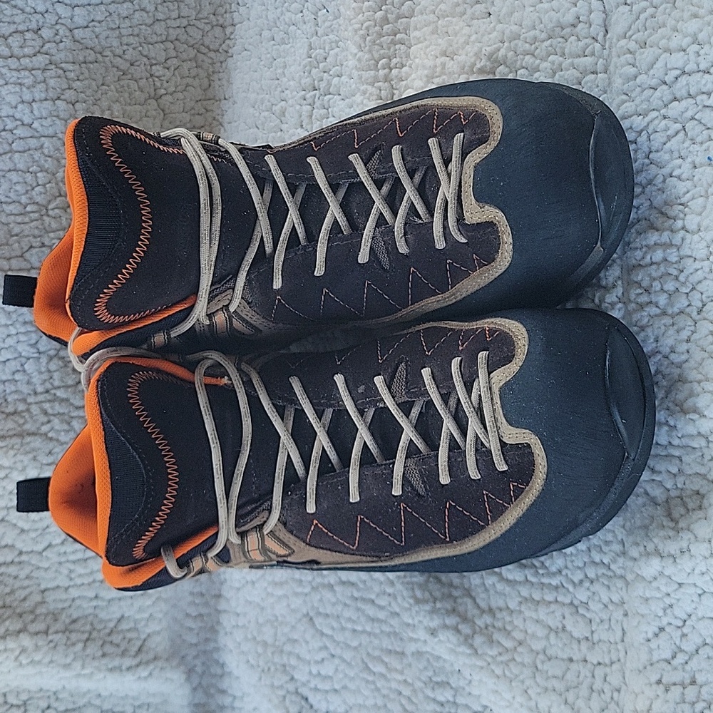 Asolo Black and Orange Athletic Shoes